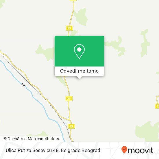 Ulica Put za Sesevicu 48 mapa