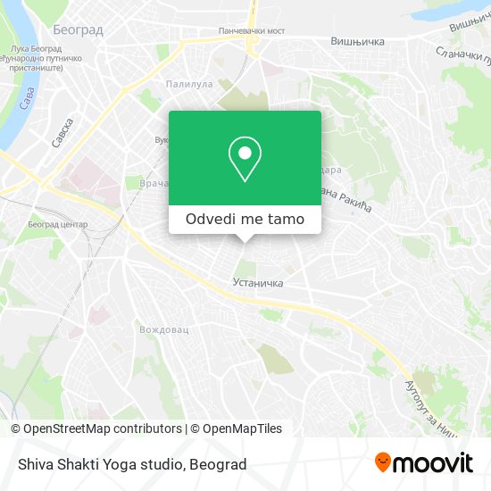 Shiva Shakti Yoga studio mapa