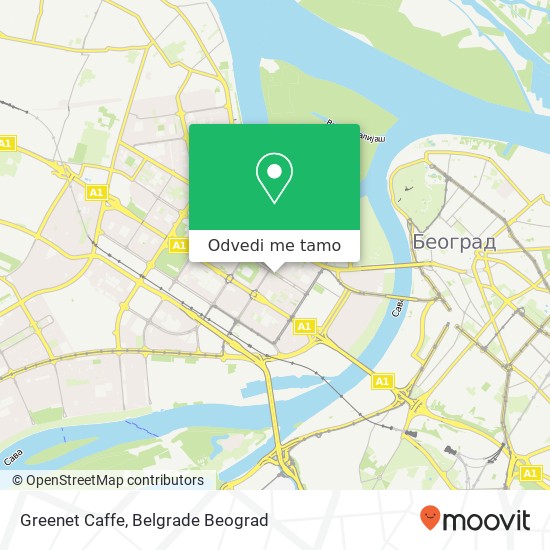 Greenet Caffe mapa