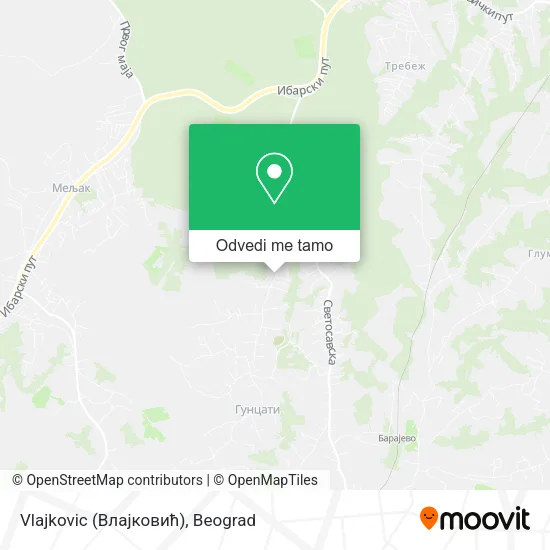Vlajkovic (Влајковић) mapa