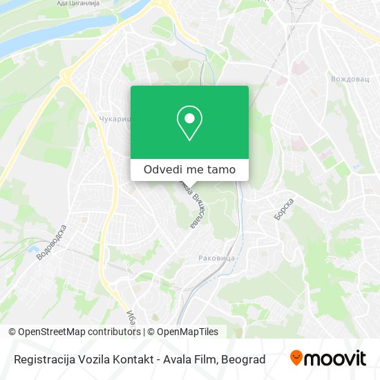 Registracija Vozila Kontakt - Avala Film mapa