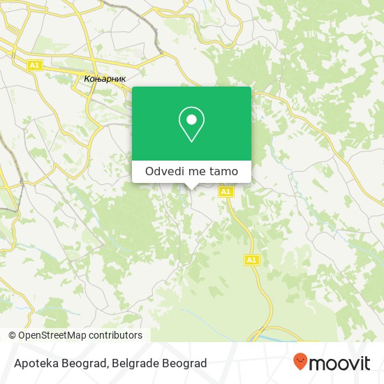 Apoteka Beograd mapa