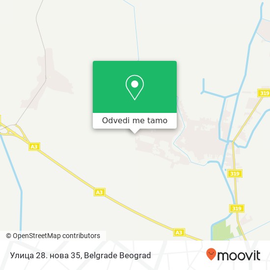 Улица 28. нова 35 mapa