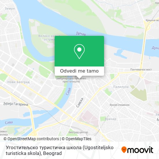 Угоститељско туристичка школа (Ugostiteljsko turisticka skola) mapa