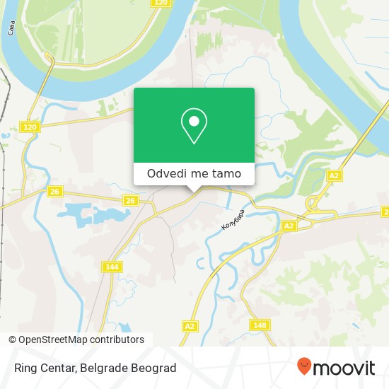 Ring Centar mapa