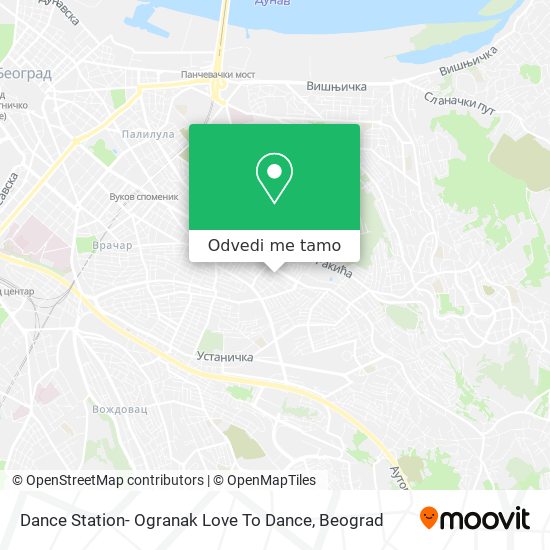 Dance Station- Ogranak Love To Dance mapa