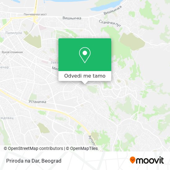 Priroda na Dar mapa