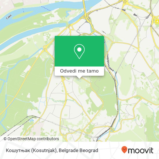 Кошутњак (Kosutnjak) mapa