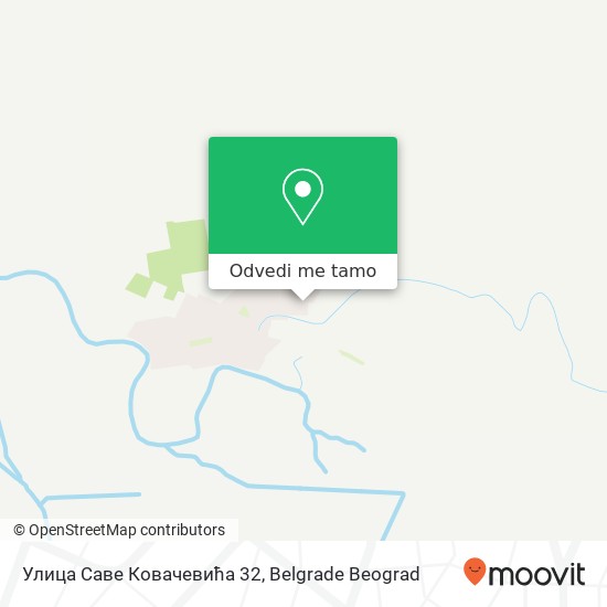 Улица Саве Ковачевића 32 mapa