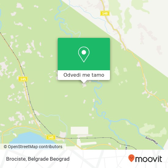 Brociste mapa