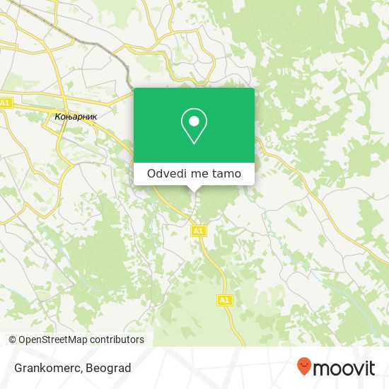 Grankomerc mapa