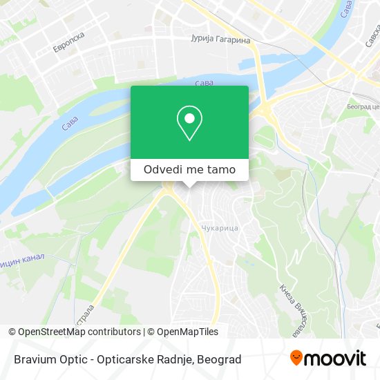 Bravium Optic - Opticarske Radnje mapa