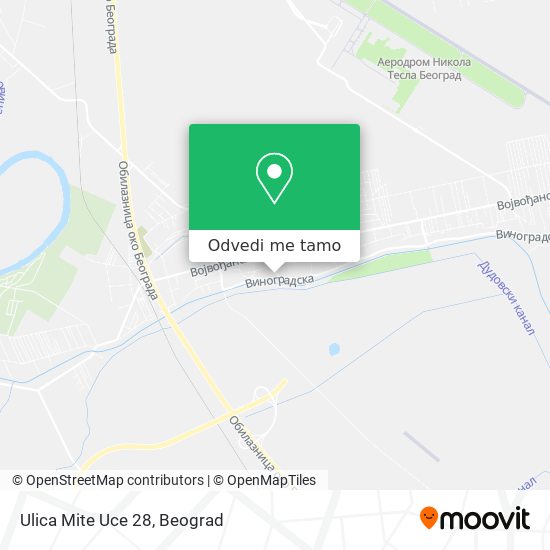 Ulica Mite Uce 28 mapa