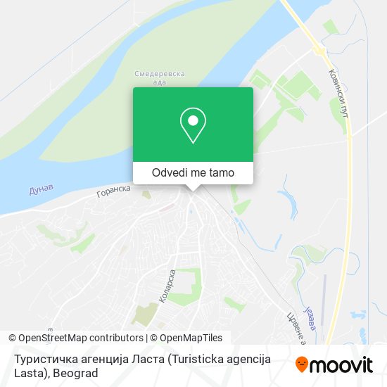 Туристичка агенција Ласта (Turisticka agencija Lasta) mapa