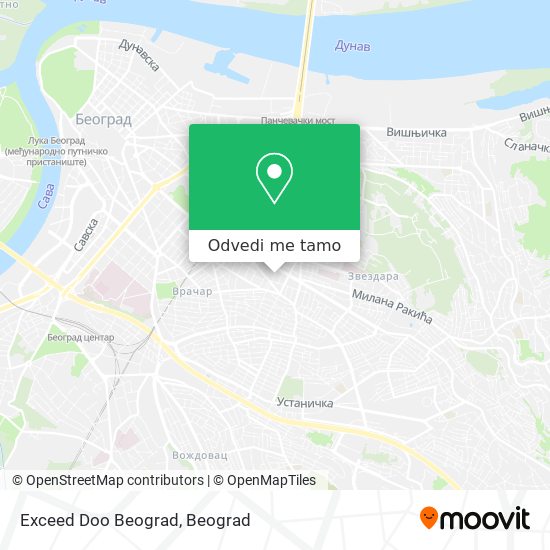 Exceed Doo Beograd mapa