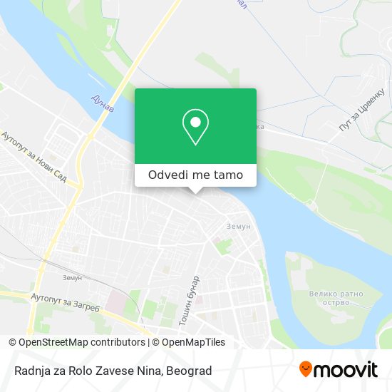 Radnja za Rolo Zavese Nina mapa