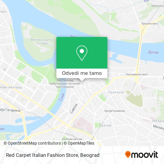 Red Carpet Italian Fashion Store mapa