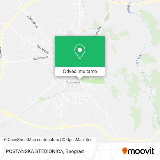 POSTANSKA STEDIONICA mapa