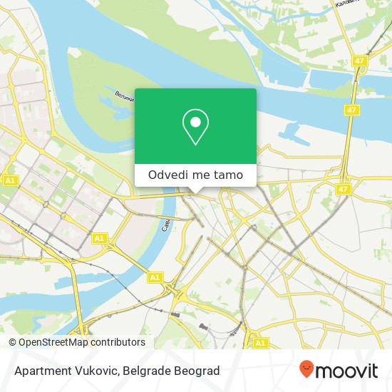 Apartment Vukovic mapa