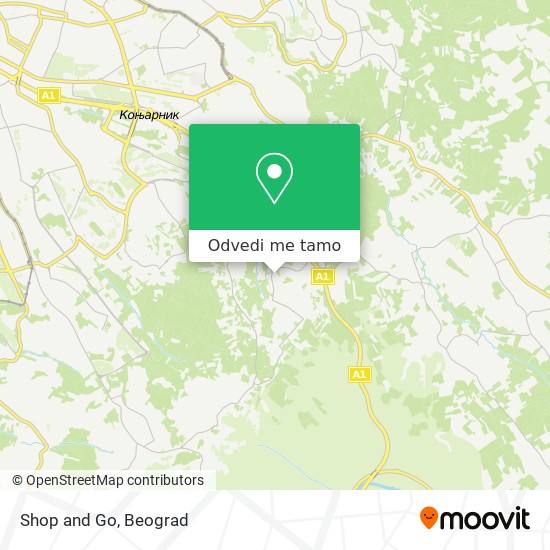 Shop and Go mapa