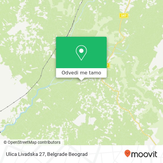 Ulica Livadska 27 mapa