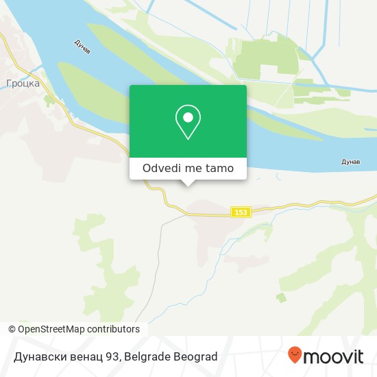 Дунавски венац 93 mapa