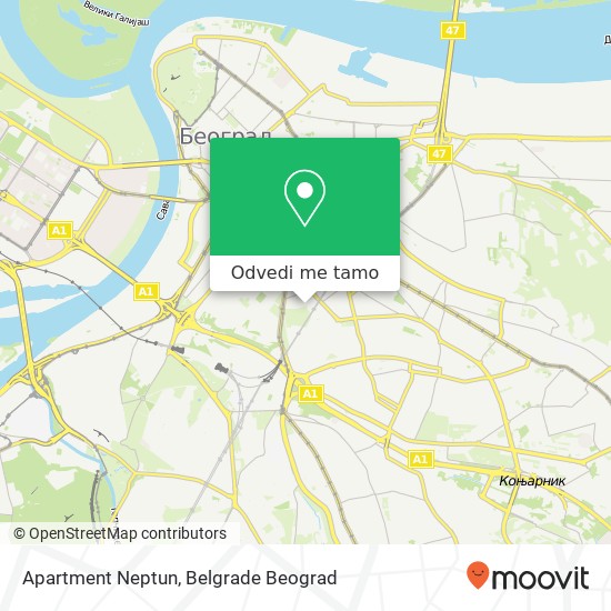 Apartment Neptun mapa