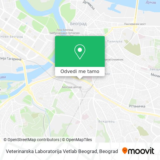 Veterinarska Laboratorija Vetlab Beograd mapa
