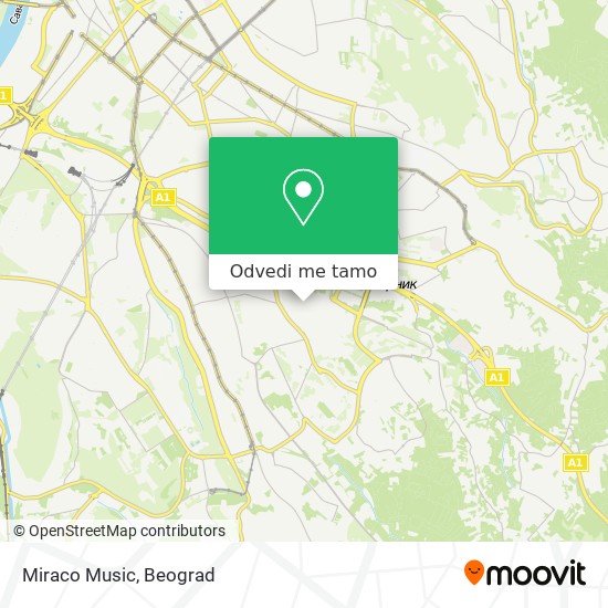 Miraco Music mapa