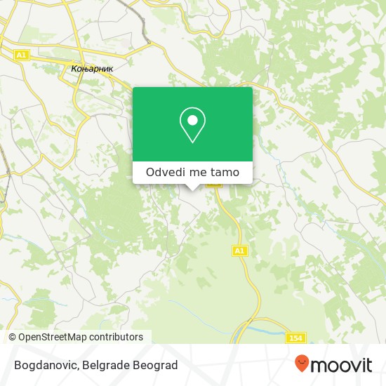 Bogdanovic mapa