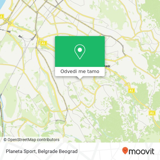 Planeta Sport mapa