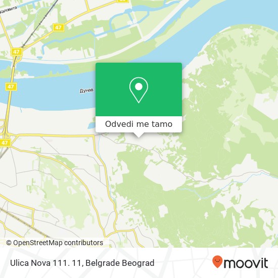 Ulica Nova 111. 11 mapa