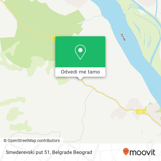 Smederevski put 51 mapa