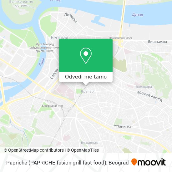 Papriche (PAPRICHE fusion grill fast food) mapa