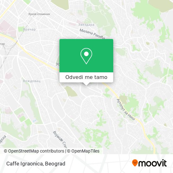Caffe Igraonica mapa