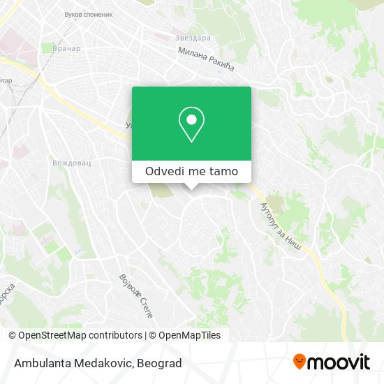 Ambulanta Medakovic mapa