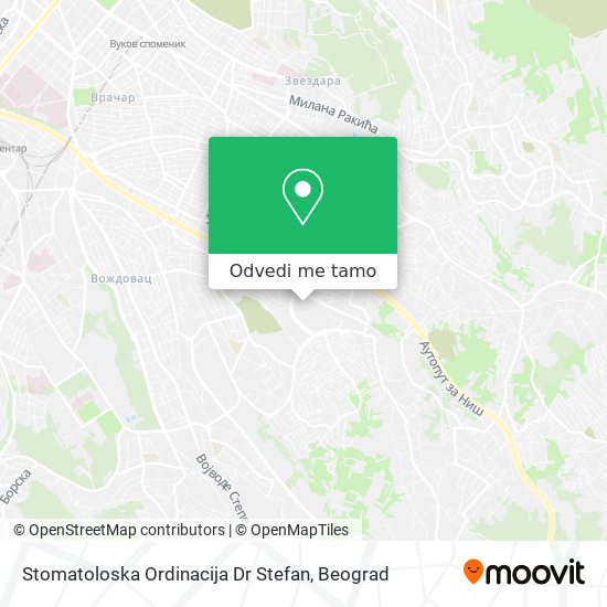 Stomatoloska Ordinacija Dr Stefan mapa