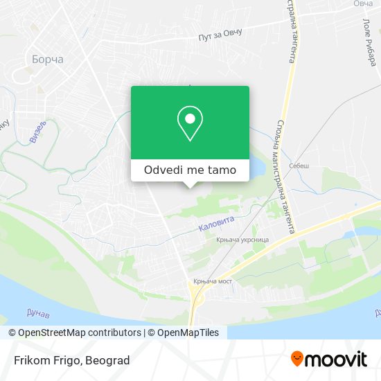 Frikom Frigo mapa