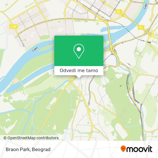 Braon Park mapa