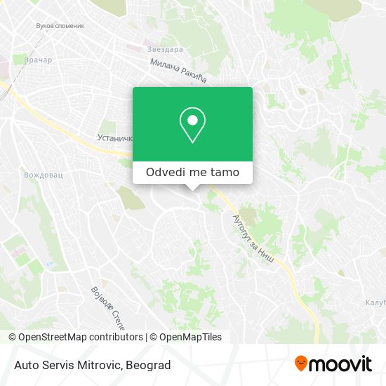 Auto Servis Mitrovic mapa