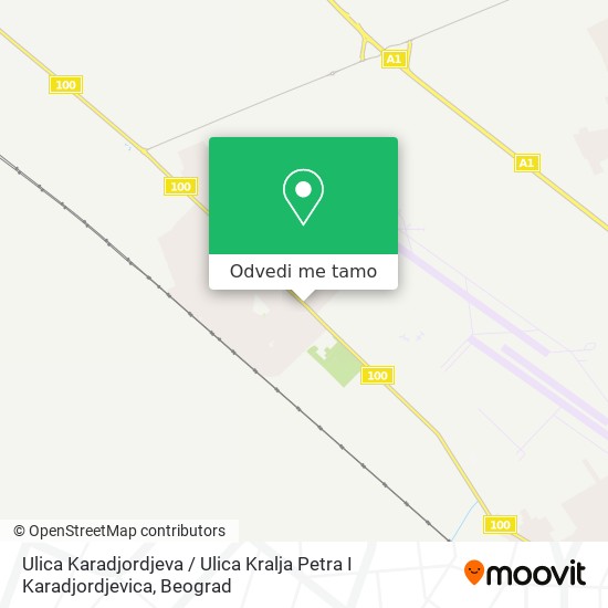 Ulica Karadjordjeva / Ulica Kralja Petra I Karadjordjevica mapa