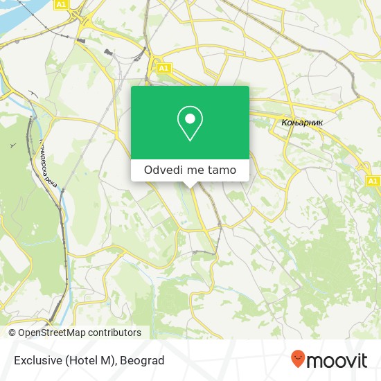 Exclusive (Hotel M) mapa