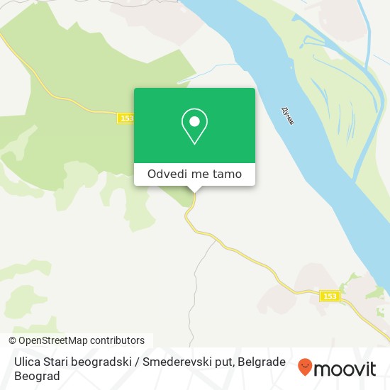 Ulica Stari beogradski / Smederevski put mapa