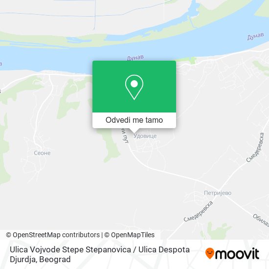 Ulica Vojvode Stepe Stepanovica / Ulica Despota Djurdja mapa