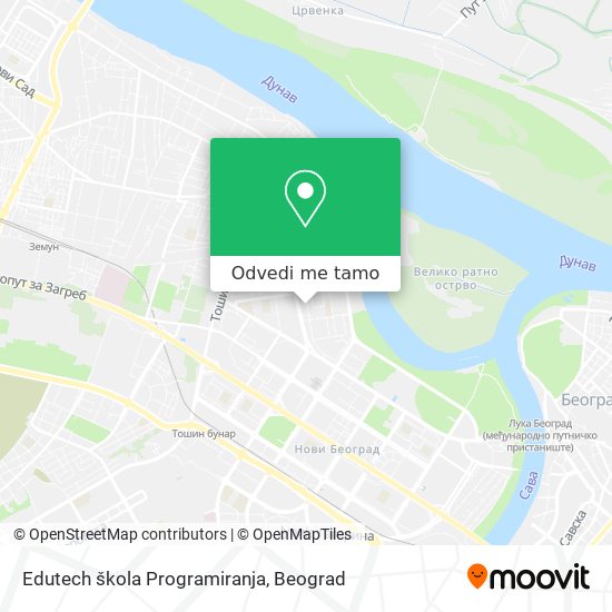 Edutech škola Programiranja mapa