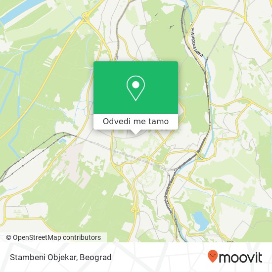 Stambeni Objekar mapa