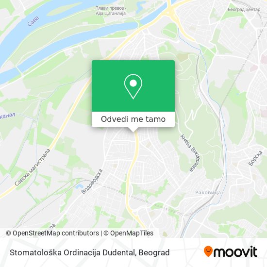 Stomatološka Ordinacija Dudental mapa