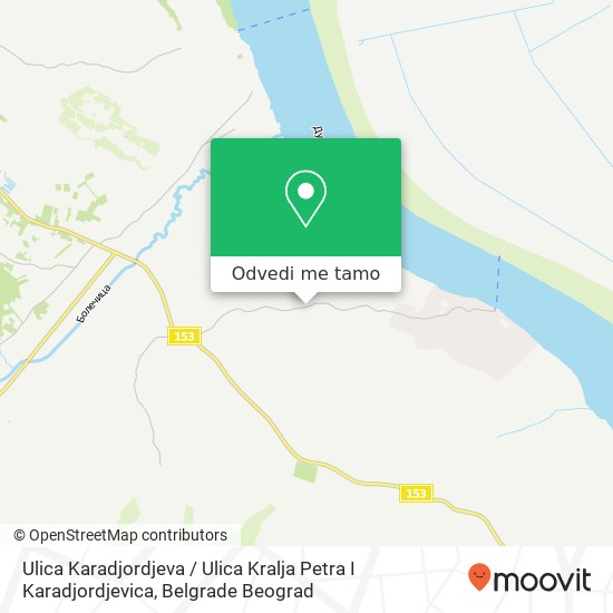 Ulica Karadjordjeva / Ulica Kralja Petra I Karadjordjevica mapa