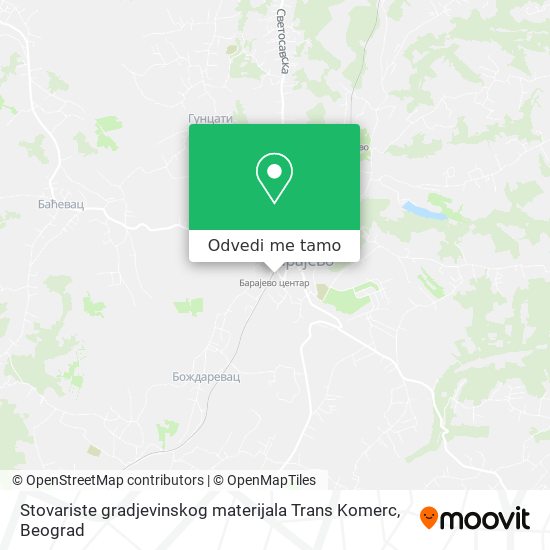 Stovariste gradjevinskog materijala Trans Komerc mapa