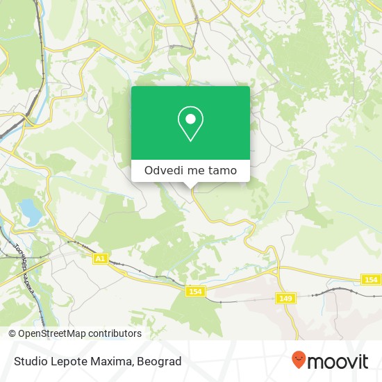 Studio Lepote Maxima mapa